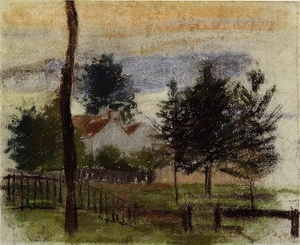 Landscape at Louveciennes 1869 Camille Pissarro