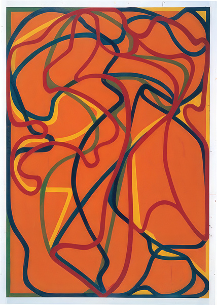 6 Red Rock - Brice Marden Print