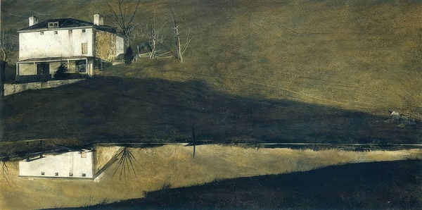 Brown Swiss   Contemporary Realism - Andrew Wyeth Print
