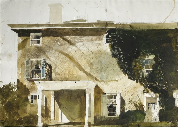 The Hatton House   1967 - andrew wyeth Print