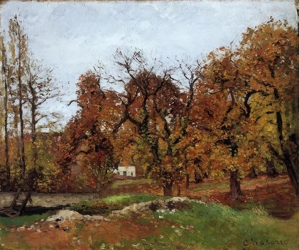 Autumn Landscape near Pontoise 1872 Camille P Print