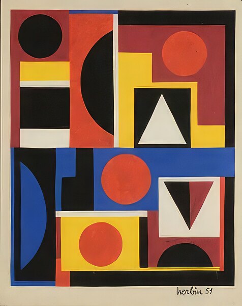 Auguste Herbin 11 Print