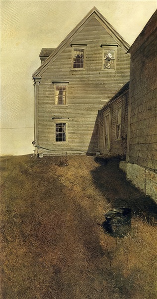 Weatherside   Contemporary Realism - Andrew Wyeth Print