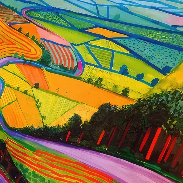 David Hockney 48 Print