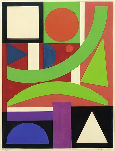Auguste Herbin 42 Print