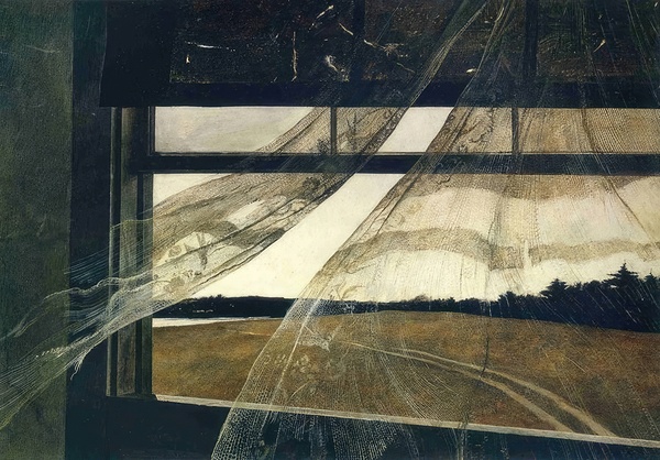 Wind from the Sea   1947 - Andrew Wyeth Print