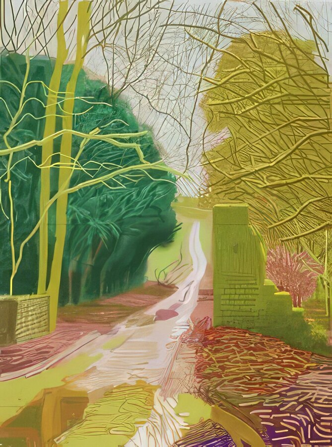 David Hockney 7  Print