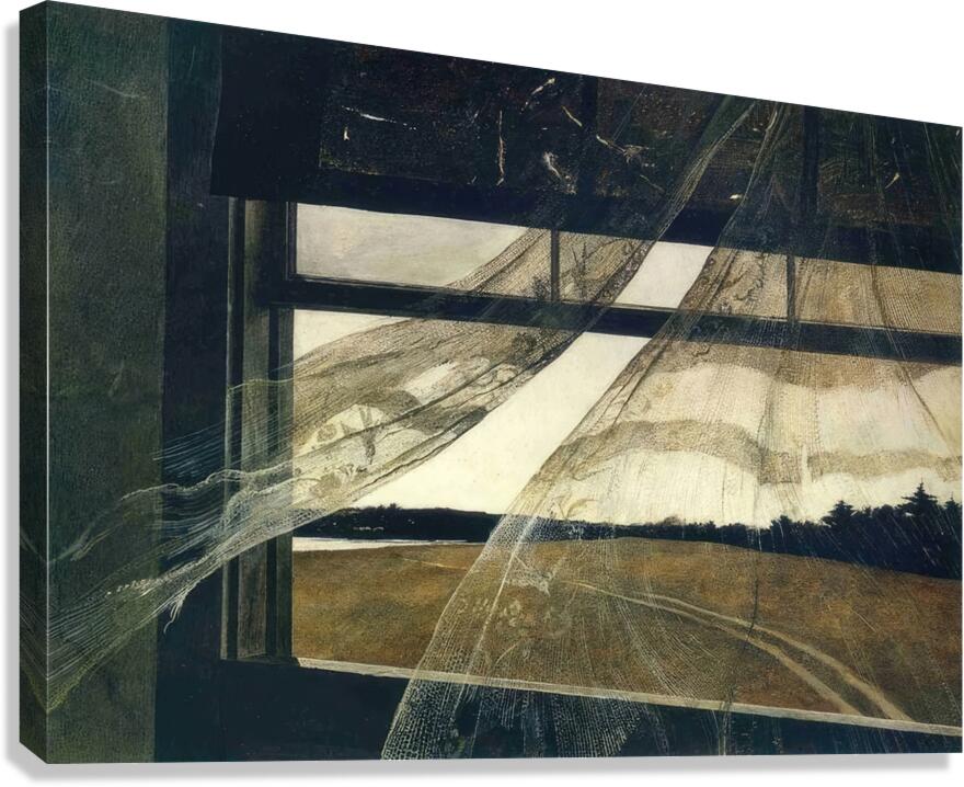 Wind from the Sea   1947 - Andrew Wyeth Canvas Print