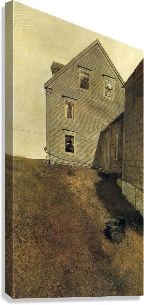 Weatherside   Contemporary Realism - Andrew Wyeth Canvas Print