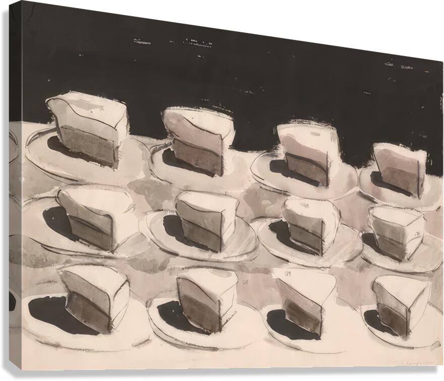 Wayne Thiebaud  1 Canvas Print