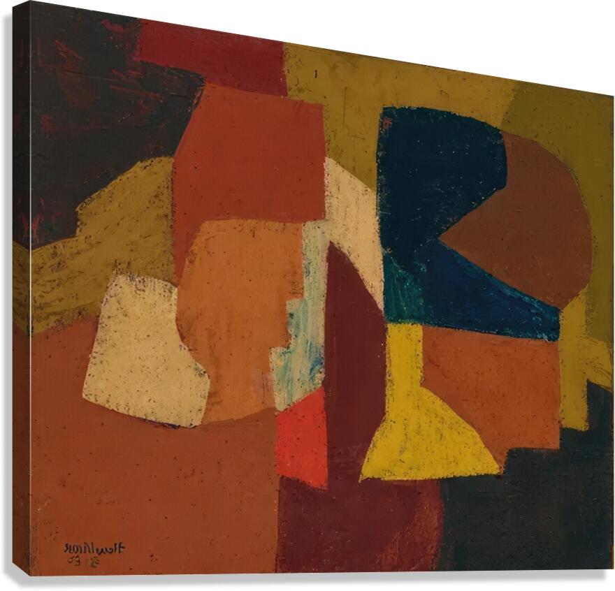 Serge Poliakoff 45 Canvas Print