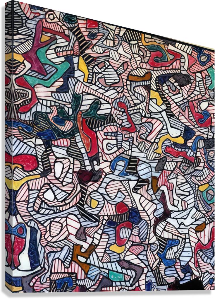 JEAN DUBUFFET 31 Canvas Print