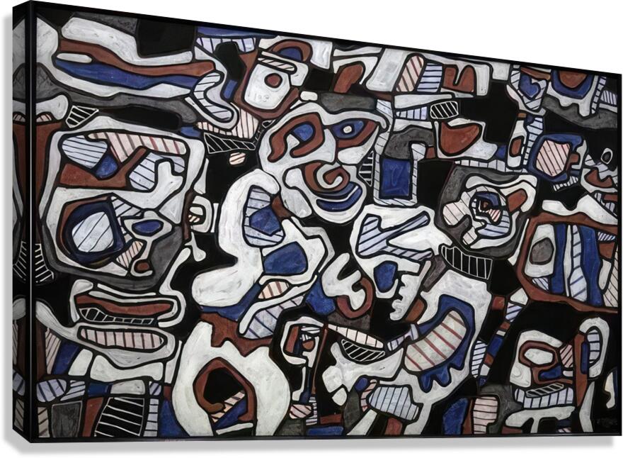 JEAN DUBUFFET 33 Canvas Print