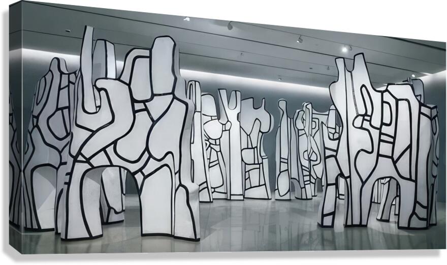 JEAN DUBUFFET 38 Canvas Print