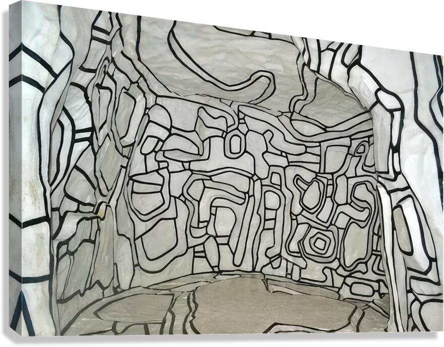 JEAN DUBUFFET 44 Canvas Print