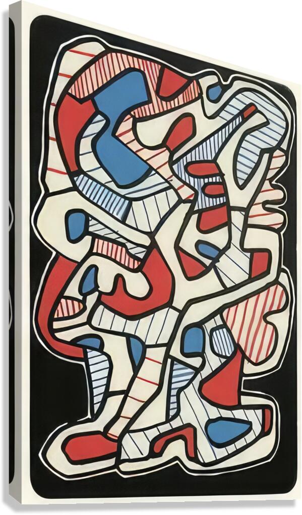 JEAN DUBUFFET 49 Canvas Print