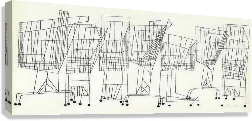 Ben Shahn 52 Canvas Print