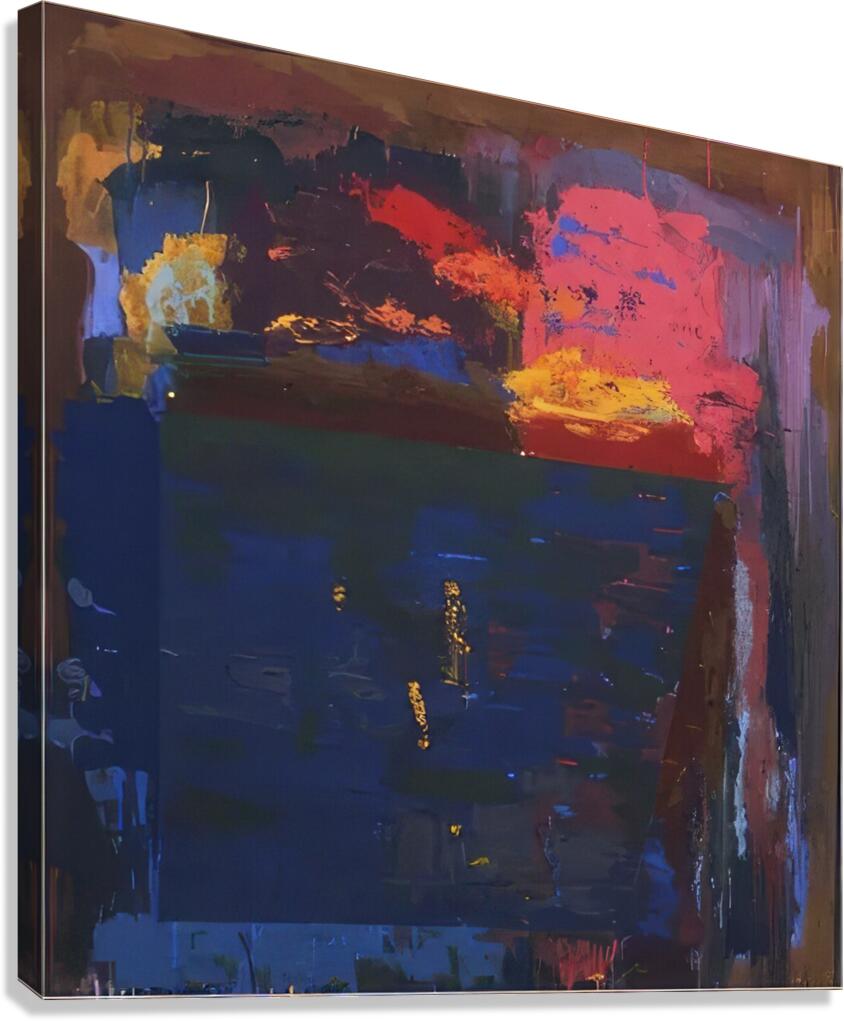 John Hoyland 22 Canvas Print