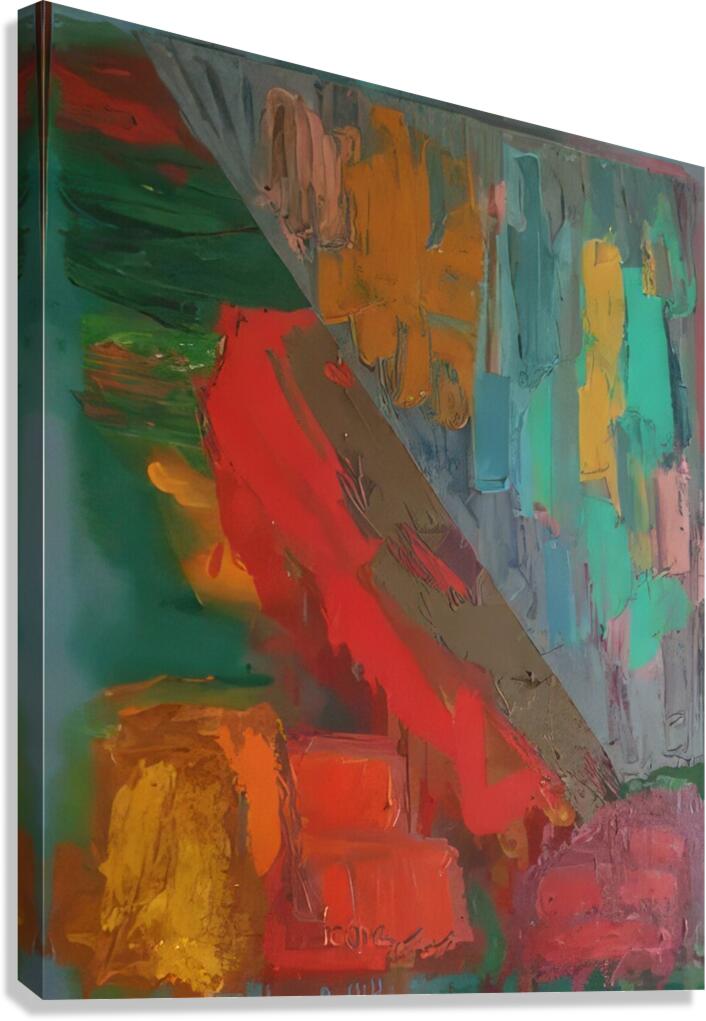 John Hoyland 36 Canvas Print