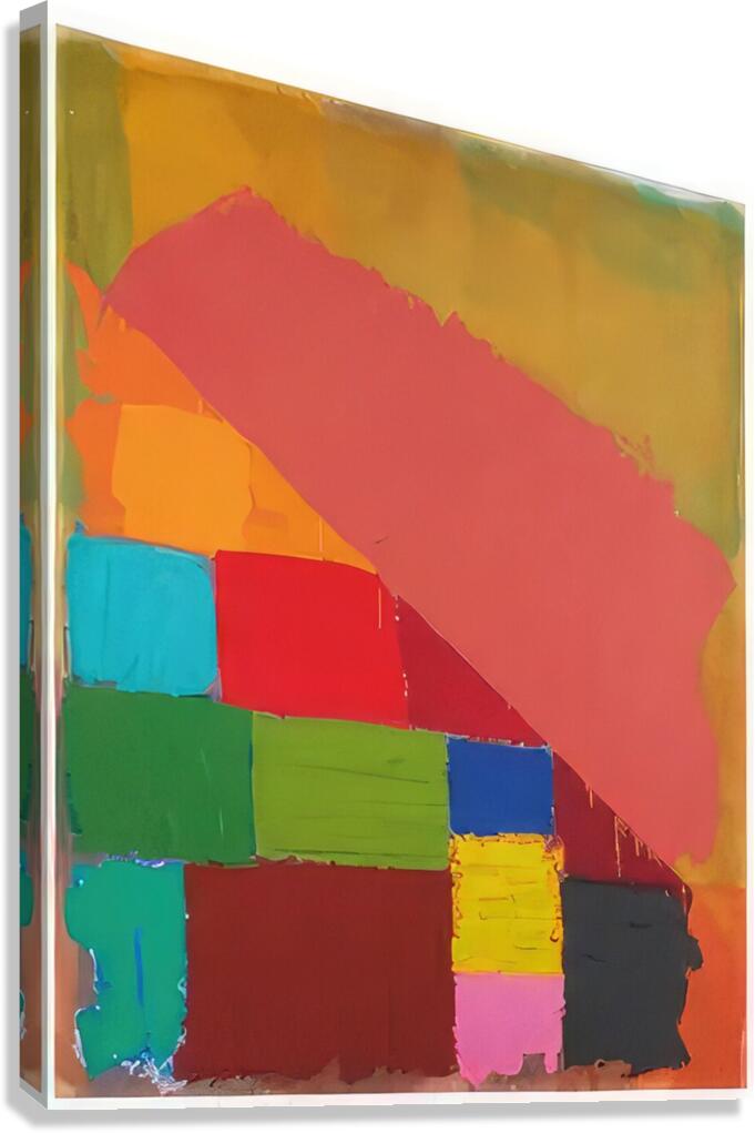 John Hoyland 40 Canvas Print