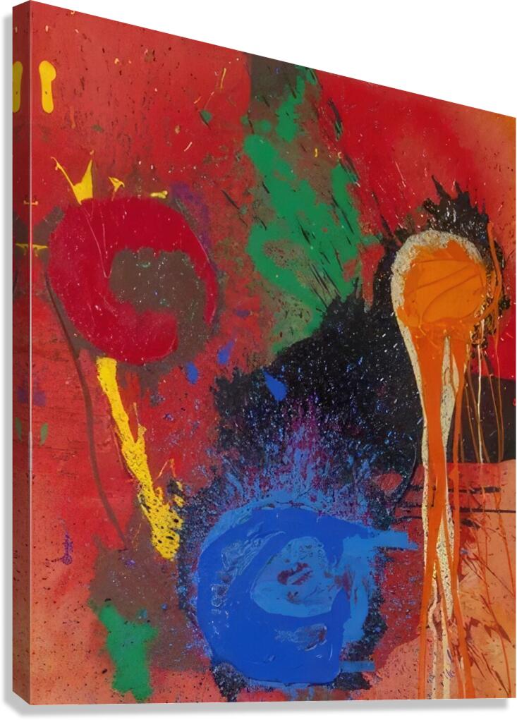 John Hoyland 43 Canvas Print