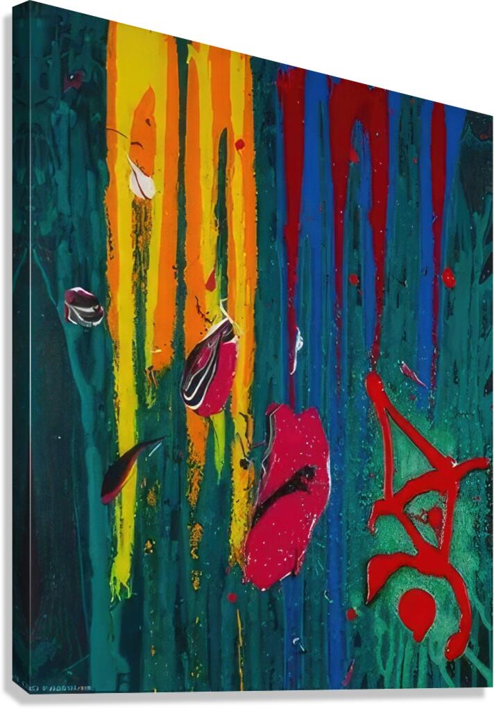 John Hoyland 61 Canvas Print