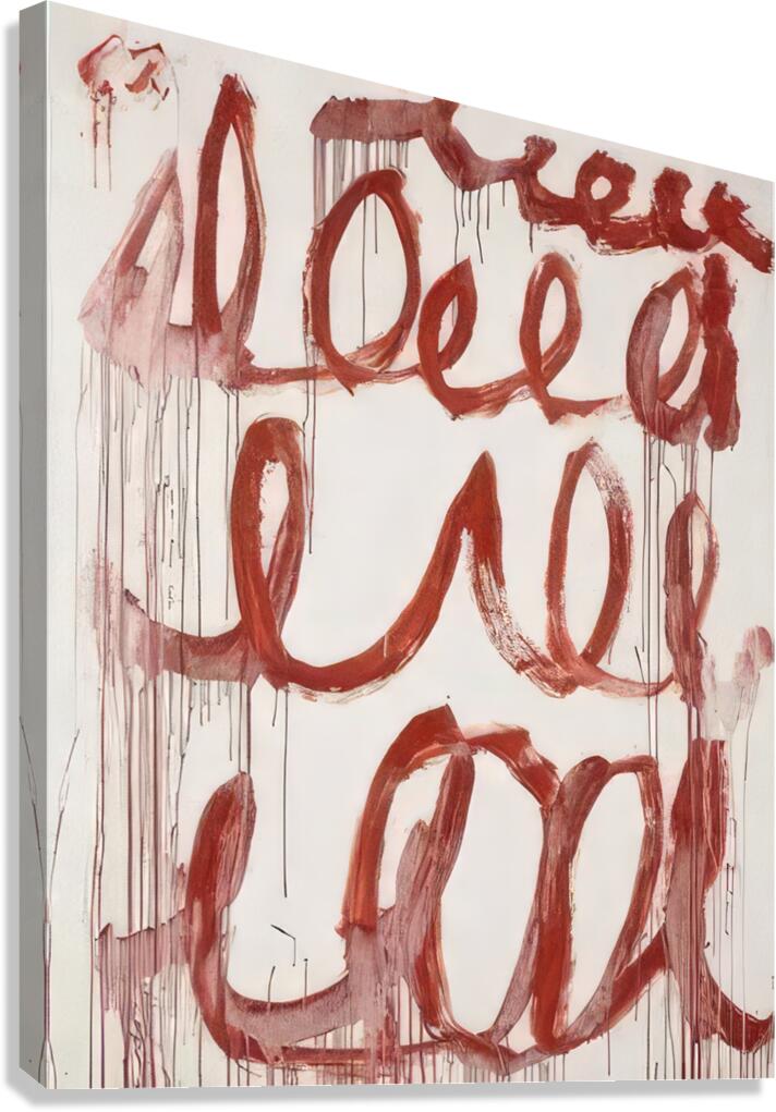 Art by Cy Twombly 29 Canvas Print