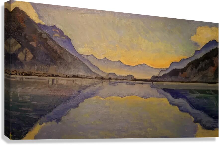 Art by Ferdinand Hodler  7 Canvas Print