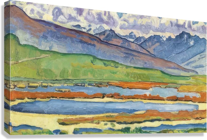 Art by Ferdinand Hodler  15 Canvas Print
