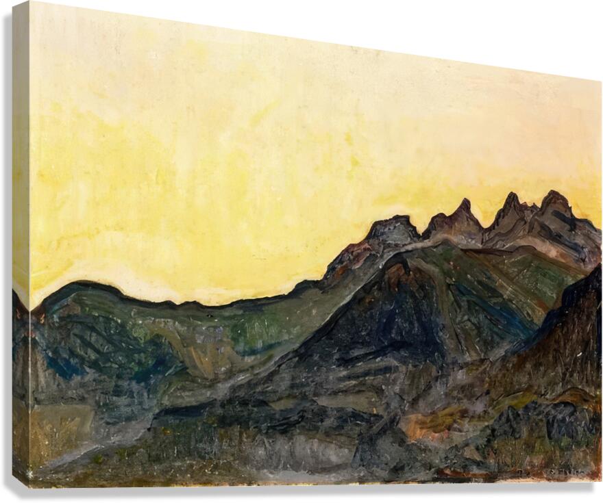 Art by Ferdinand Hodler  17 Canvas Print