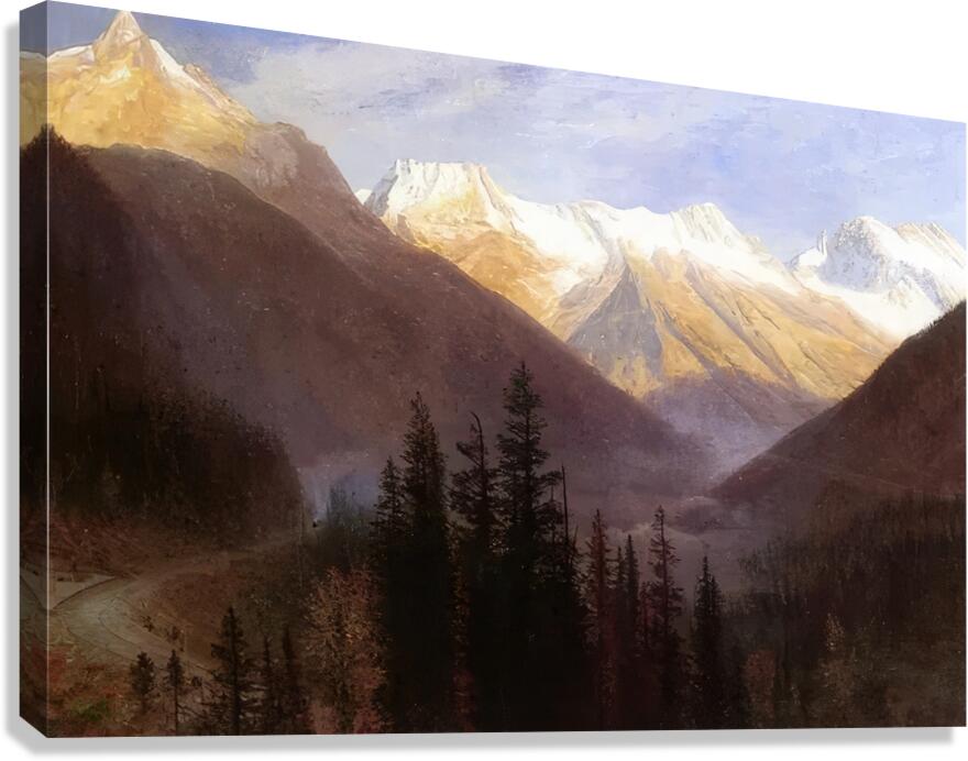 Albert Bierstadt 18 Canvas Print
