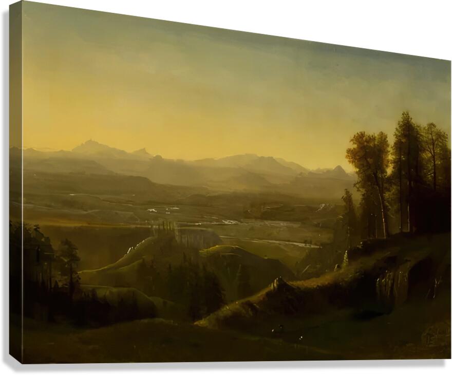 Albert Bierstadt 24 Canvas Print