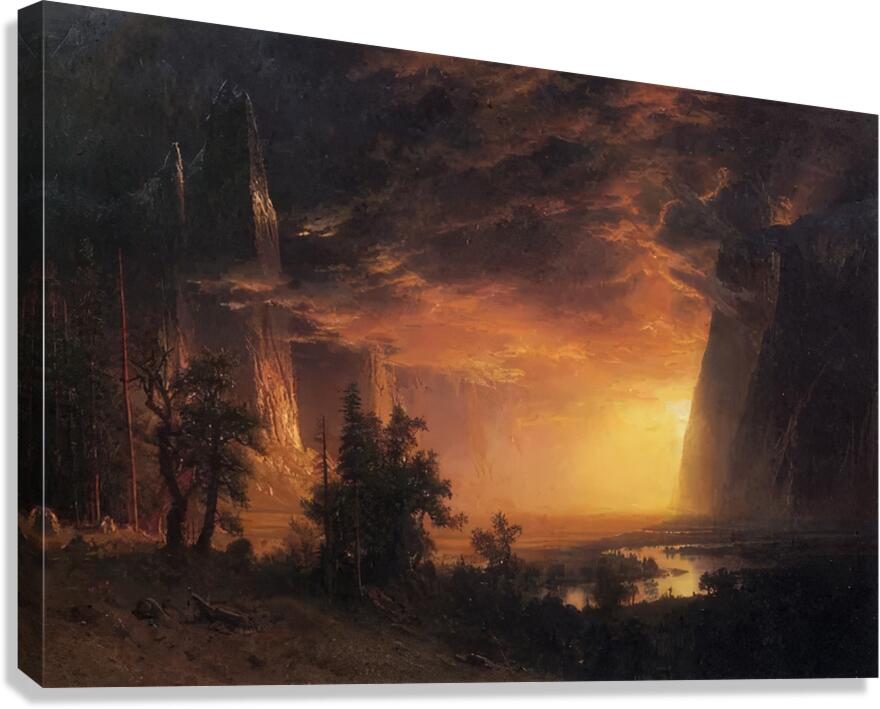 Albert Bierstadt 47 Canvas Print