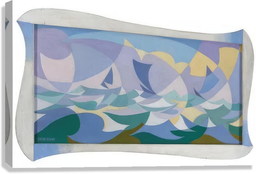 Artwork by Giacomo Balla  3 Canvas Print