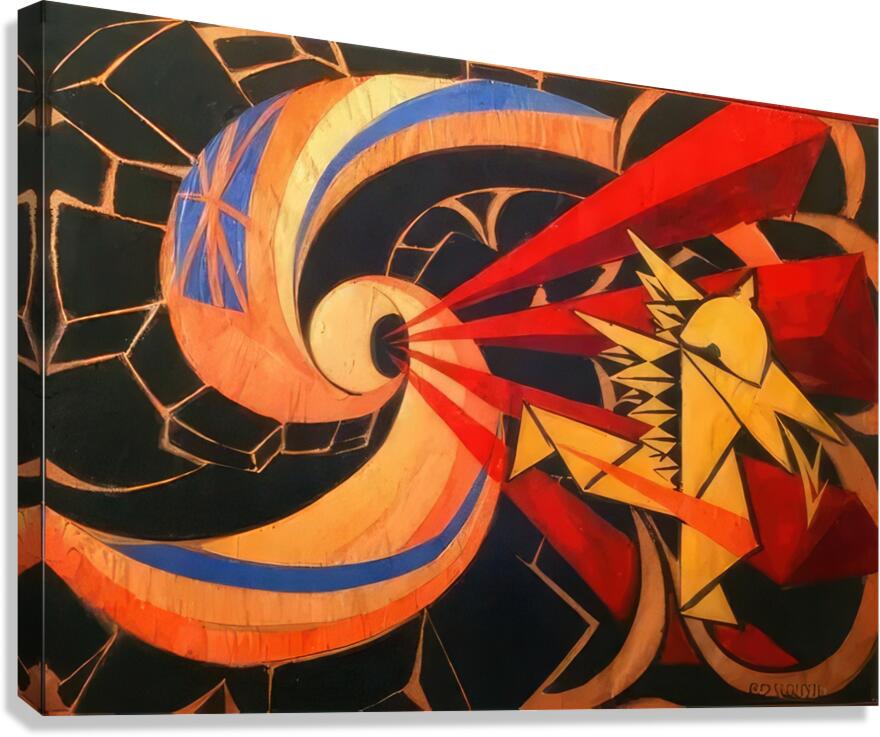 Artwork by Giacomo Balla  17 Canvas Print