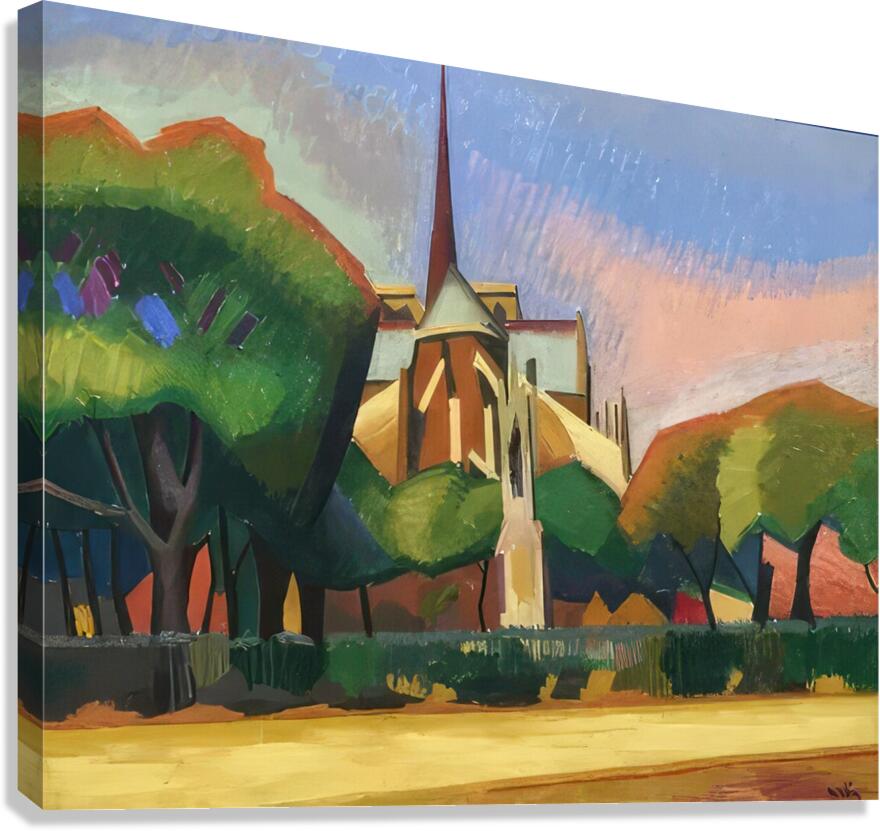 Auguste Herbin 9 Canvas Print