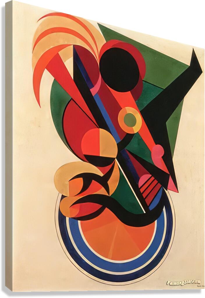 Auguste Herbin 53 Canvas Print