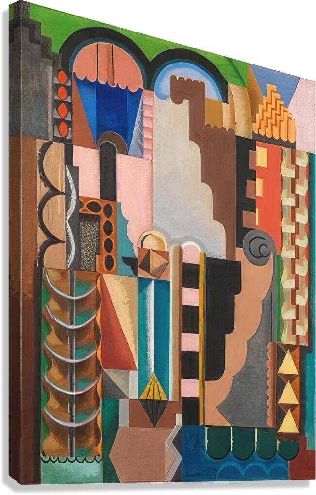 Auguste Herbin 37 Canvas Print