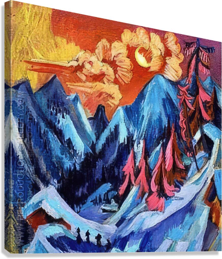 Ernst Ludwig Kirchner 47 Canvas Print