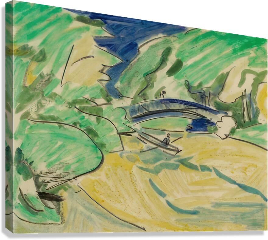 Ernst Ludwig Kirchner 52 Canvas Print