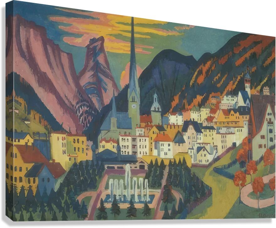 Ernst Ludwig Kirchner 56 Canvas Print