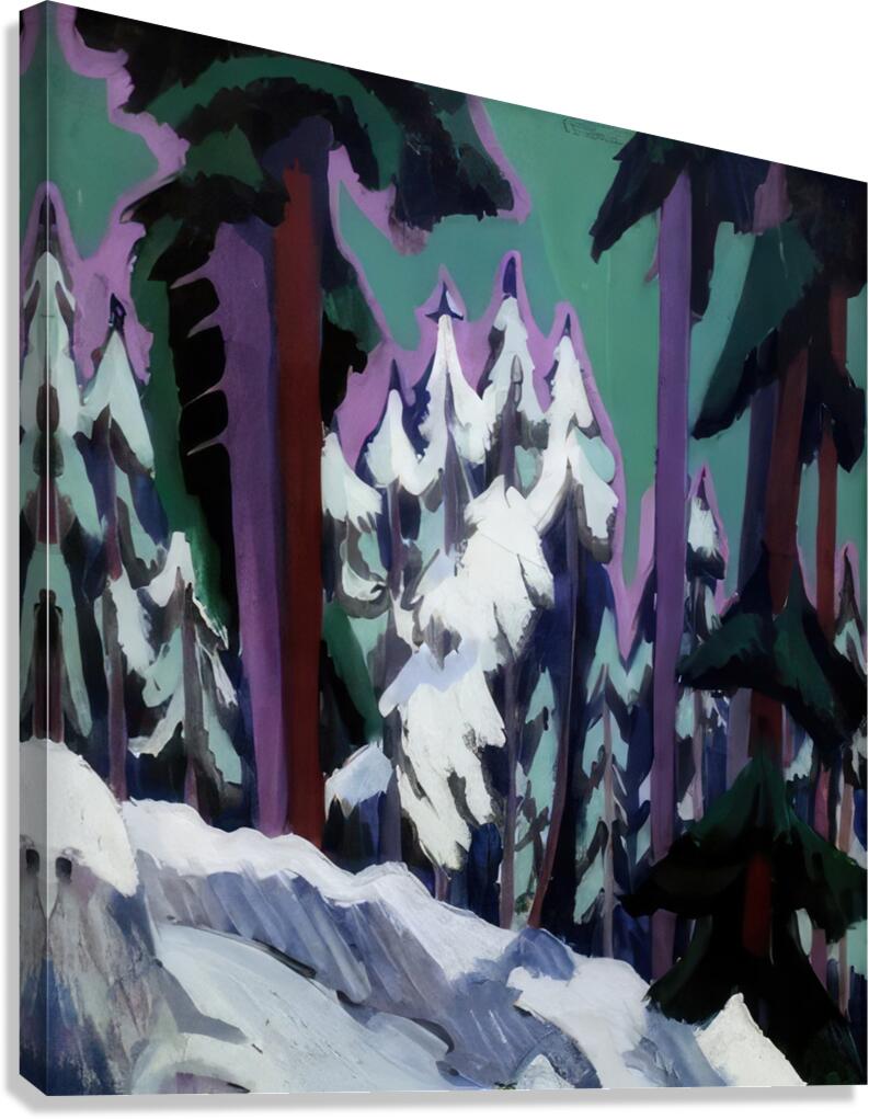 Ernst Ludwig Kirchner 62 Canvas Print