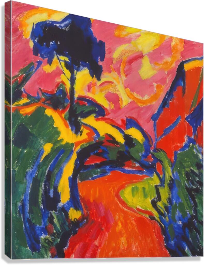 Ernst Ludwig Kirchner 65 Canvas Print