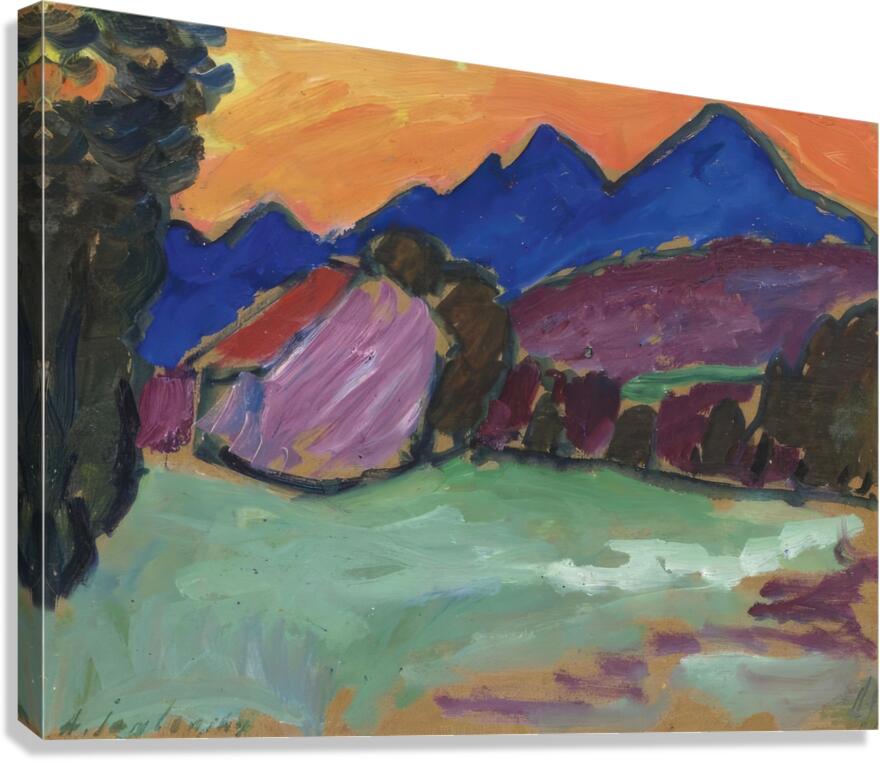 Alexej von Jawlensky 40 Canvas Print