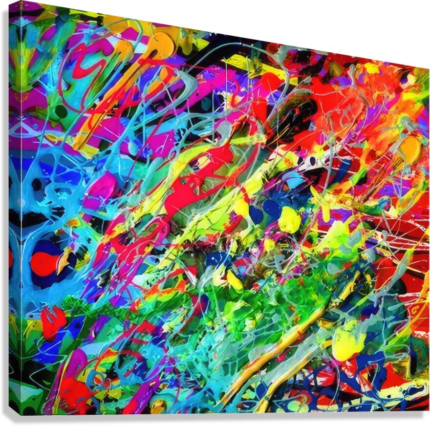 Jackson Pollock 12 Canvas Print