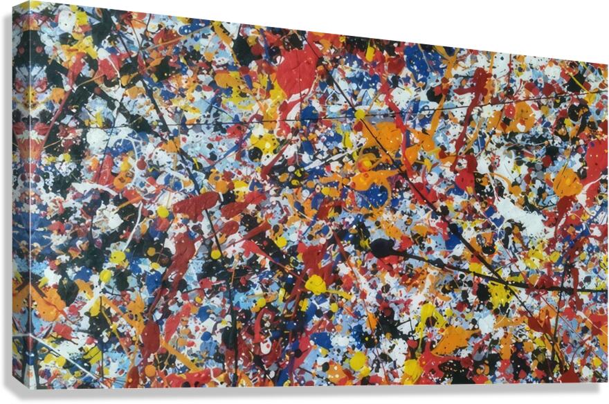 Jackson Pollock 38 Canvas Print