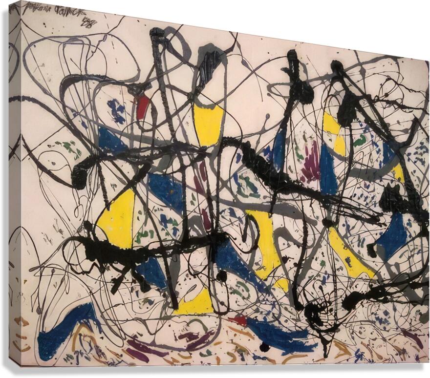 Jackson Pollock 16 Canvas Print