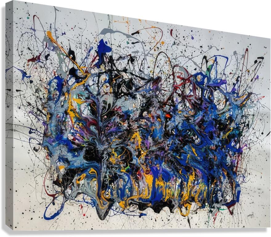 Jackson Pollock 38 Canvas Print