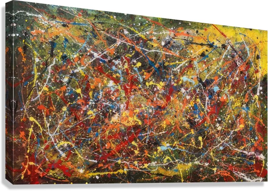 Jackson Pollock 32 Canvas Print