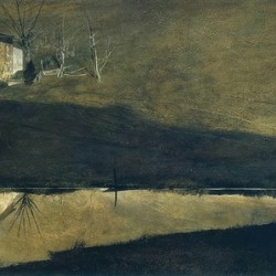 Brown Swiss   Contemporary Realism - Andrew Wyeth